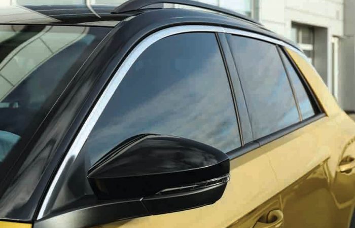 car with fully tinted windows