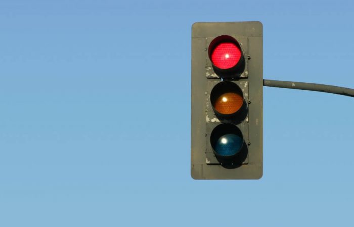 beating red traffic light