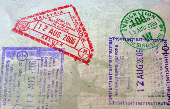 going to johor bahru passport stamp