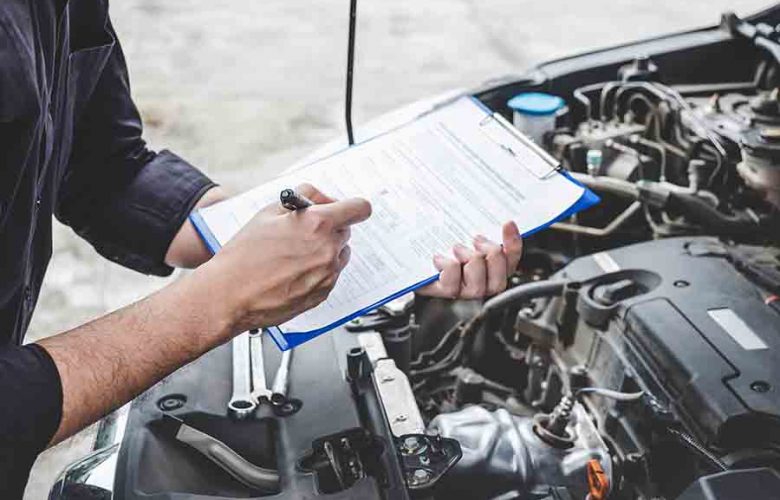 inspection of car engine systems