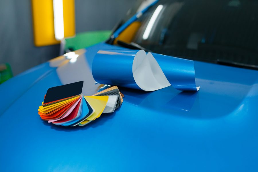 different colours of car vinyl wraps
