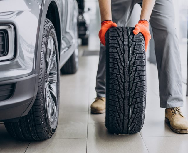 changing a new set of tires